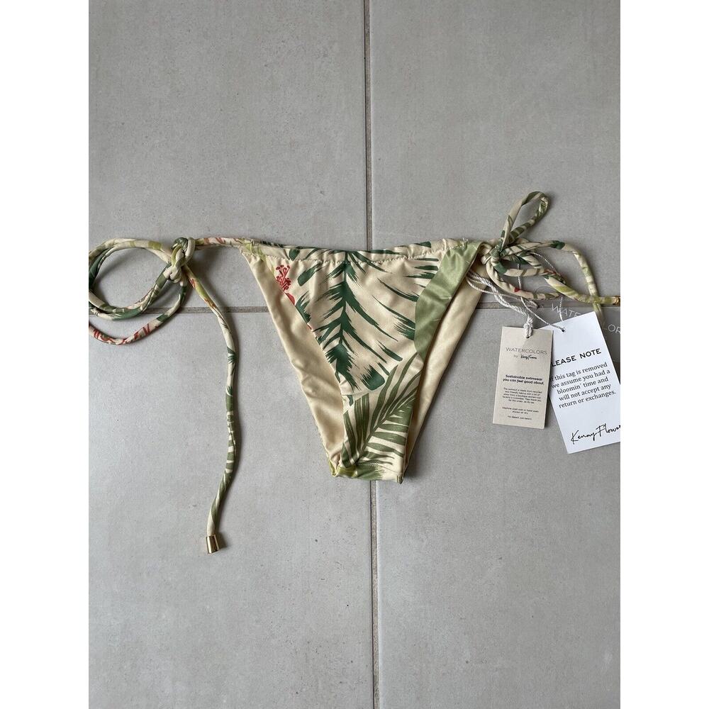 Kenny Flowers Swim Bikini Bottom String The Ubud Floral Swimwear